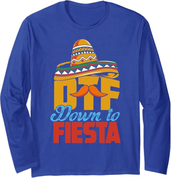Cinco de Mayo Fiesta Long Sleeve T-Shirt for Men & Women – Mexican Party Apparel