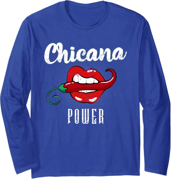 Chicana Power Latina Mexicana Women’s Long Sleeve T-Shirt - Bold Mexican Pride Apparel