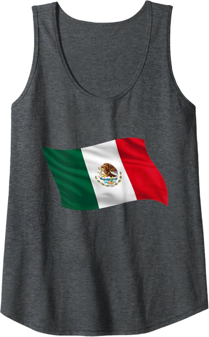 Mexico Flag Women Tank Top – Bandera Mexicana Camiseta