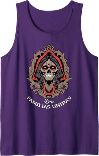 Familias Unidas Mexican Calaveras Skull Chicano Men Tank Top – Bold & Stylish Apparel