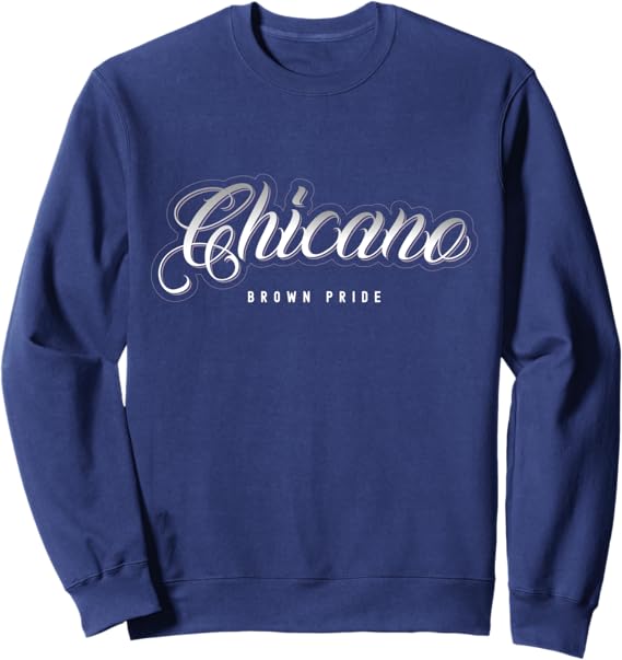 Chicano Brown Pride Mexican Hombre Retro Sweatshirt - Vintage Streetwear