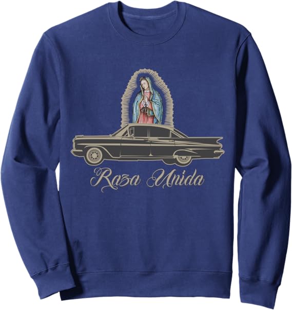 Raza Unida Chicano Lowrider Mexican Hombre Sweatshirt - Stylish Urban Apparel