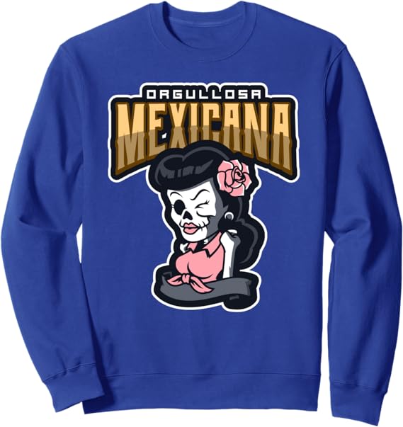 Vintage Mexican Rockabilly Lowrider Sweatshirt | Orgullosa Mexicana Sweatshirt