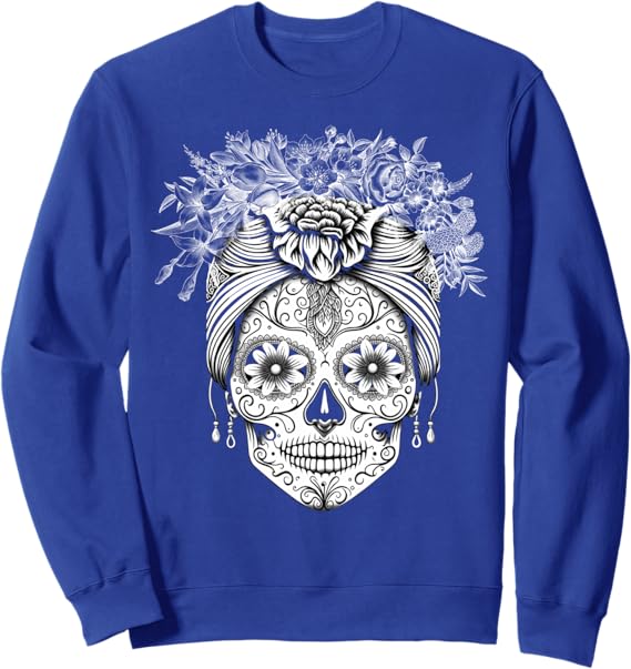 Dia De Los Muertos Calaveras De Azucar Sweatshirt - Mexican Sugar Skull Sweatshirt