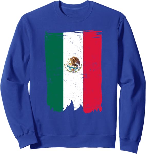 Mexican Flag Bandera Mexicana Sweatshirt - Stylish & Comfortable Mexican Apparel