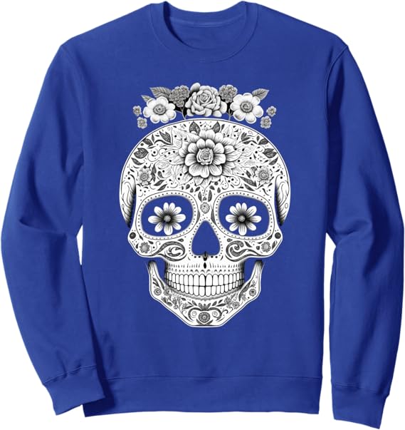 Mexican Skull Sweatshirt | Camisas de Calaveras | Unique Skull Design