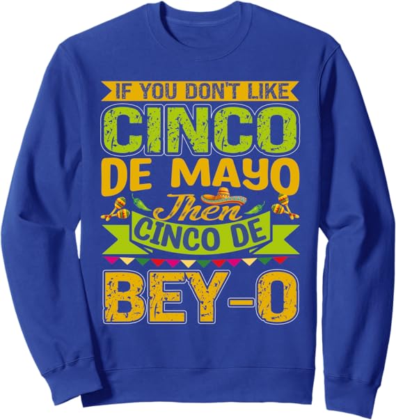 Cinco de Mayo Mexican Party Sweatshirt - Festive Design for Celebrations