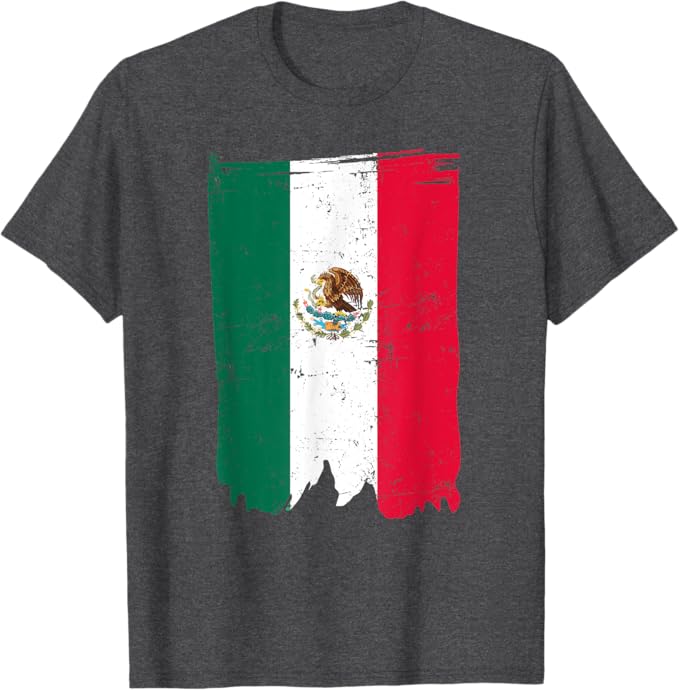 Mexican Flag Men T-Shirt | Bandera Mexicana Shirt for Men & Women