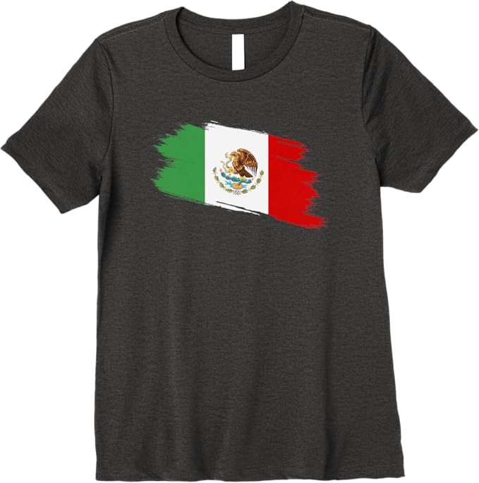 Bandera Mexicana Mexico Flag Vintage Women T-Shirt - Premium Camiseta Design