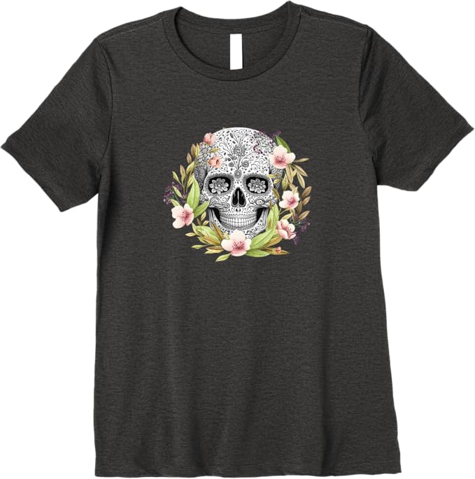 Calaveras Mexican Día De Los Muertos Women T-Shirt - Premium Design