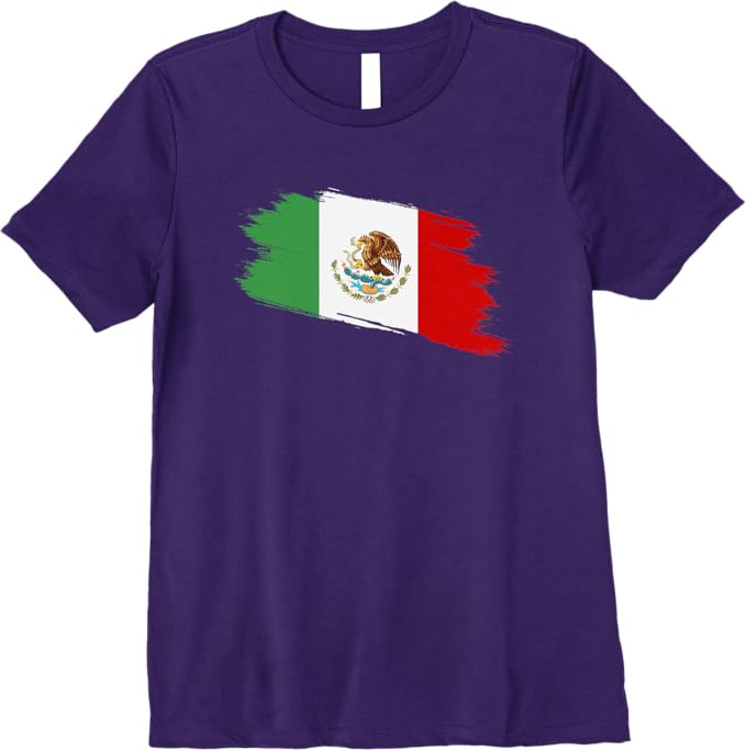 Bandera Mexicana Mexico Flag Vintage Women T-Shirt - Premium Camiseta Design