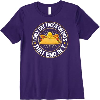 Premium Cinco de Mayo Party Women T-Shirt - Mexican Tacos Design