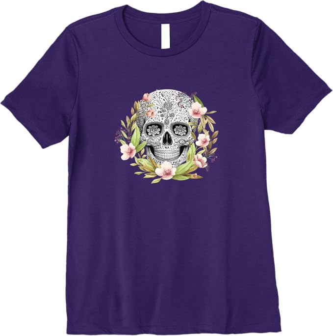 Calaveras Mexican Día De Los Muertos Women T-Shirt - Premium Design