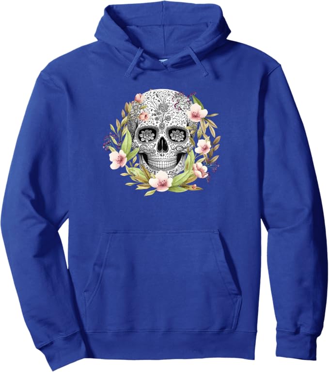 Calaveras Mexican Día De Los Muertos Pullover Hoodie - For Men and Women