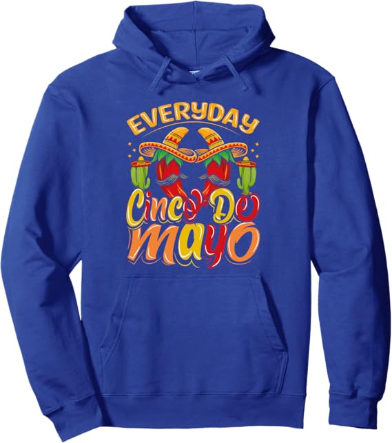 Cinco de Mayo Mexican Party Pullover Hoodie - Everyday Comfort & Style