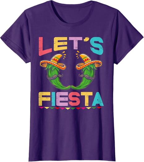 Mexican Cinco de Mayo Party Women T-Shirt – Let's Fiesta Celebration Tee