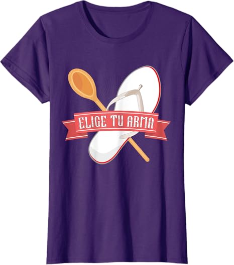 Funny Latina Chancla T-Shirt for Women – Elige Tu Arma Mexican-Inspired Design