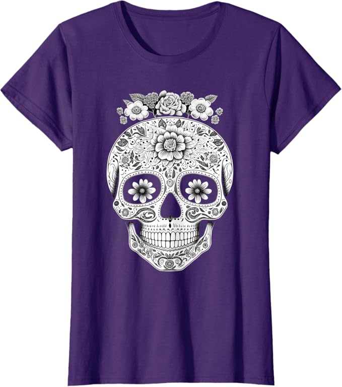 Mexican Skull Women T-Shirts | Stylish Camisas de Calaveras for Every Occasion