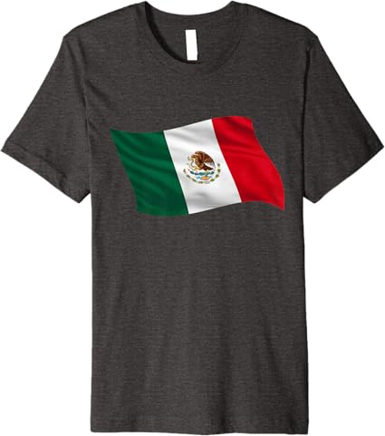 Mexican Flag T-Shirt - Premium Mexico Bandera Camiseta for Men & Women