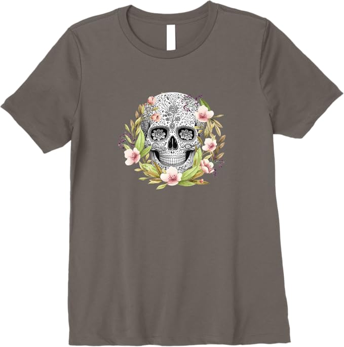 Calaveras Mexican Día De Los Muertos Women T-Shirt - Premium Design